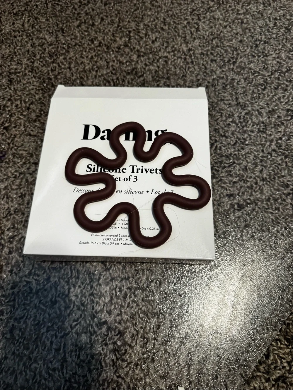 Darling Silicone Trivet Set of 3 - 2 sizes